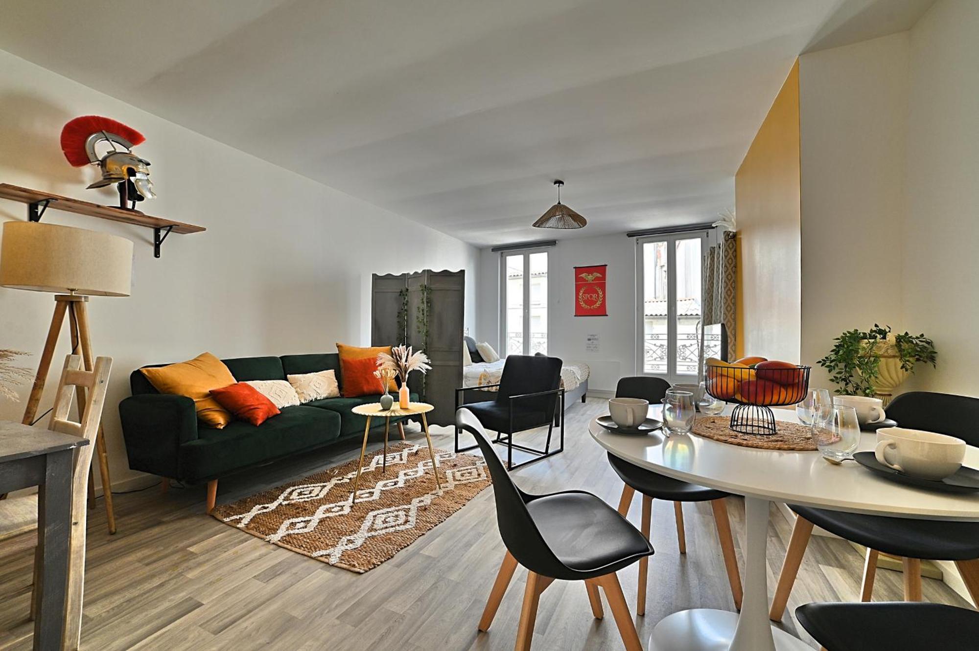 Ave Cesar - Confort Moderne & Charme Gallo-Romain - Coeur De Ville - Tv 4K - Fibre Saintes Exterior foto